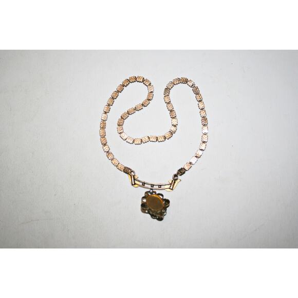Gorgeous Victorian Gold Filled Cameo Book Chain Necklace main image 4